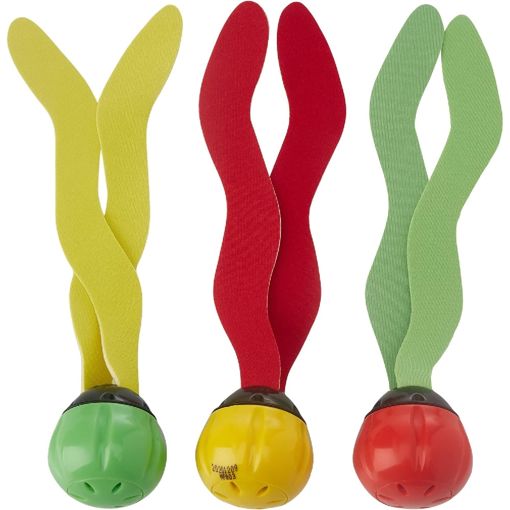 INTEX Underwater Fun Diving Ballz (3-Pack) – Weighted Sinking Toys with Soft Streaming Streamers