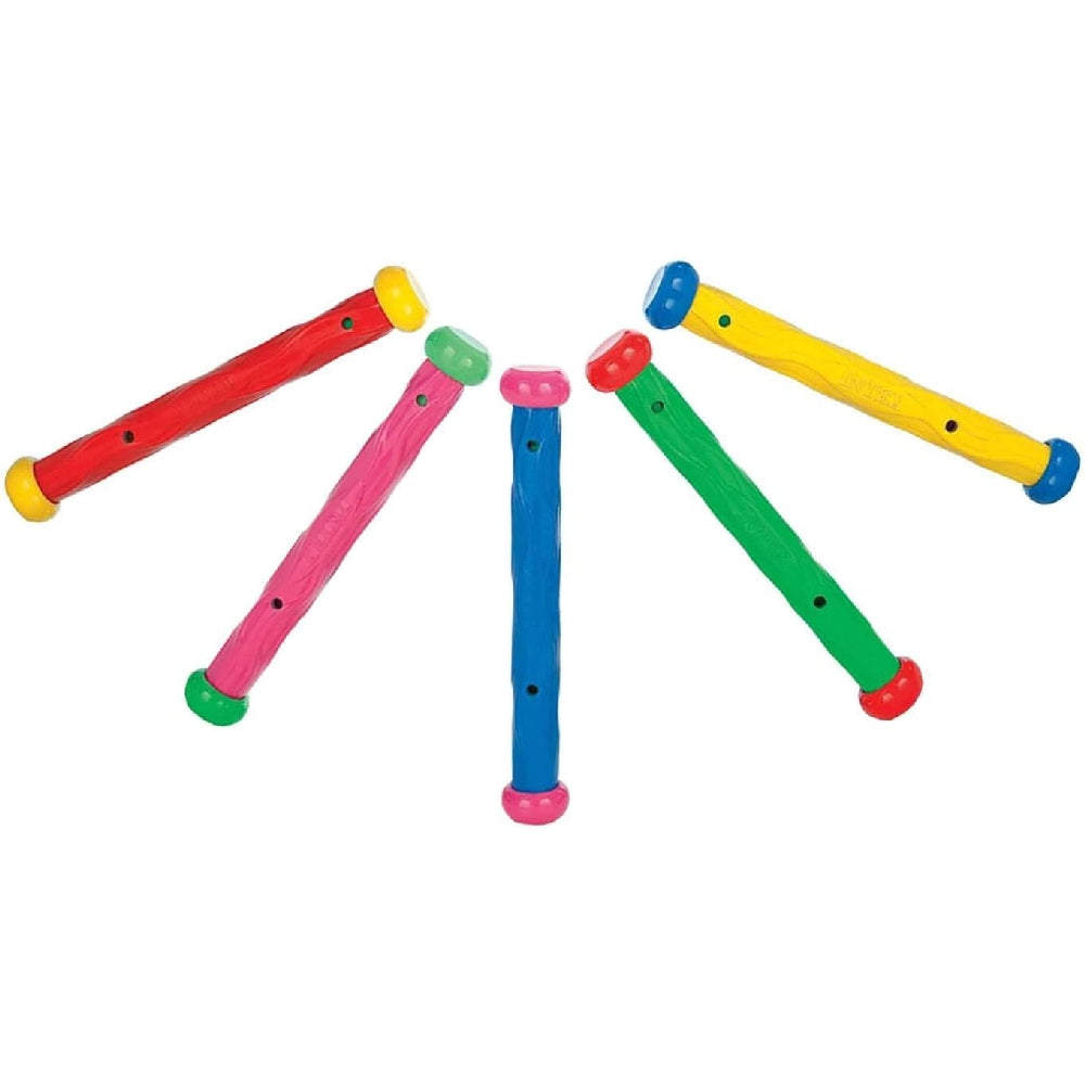 INTEX Underwater Play Diving Sticks (5-Pack) – Weighted Sinking Pool Toys for Swim Training & Retrieval - Image 2