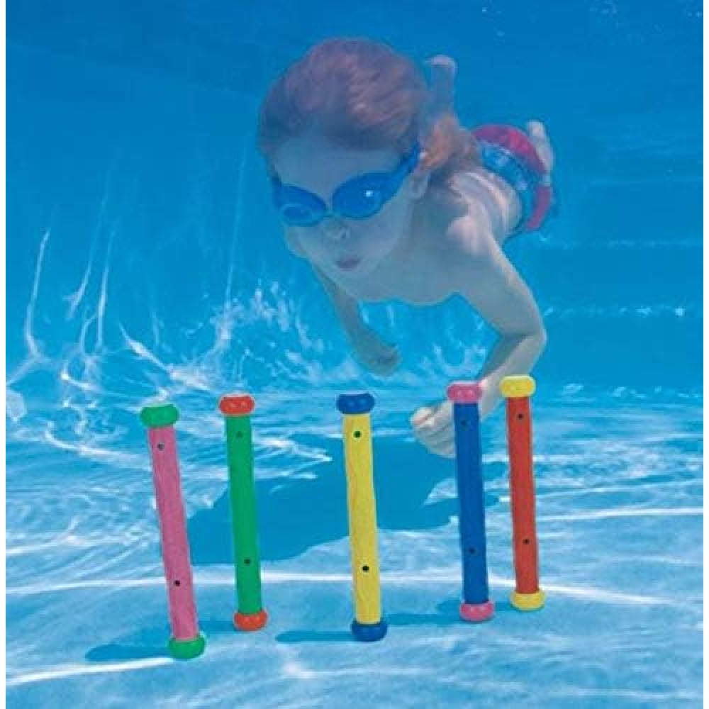 INTEX Underwater Play Diving Sticks (5-Pack) – Weighted Sinking Pool Toys for Swim Training & Retrieval - Image 6