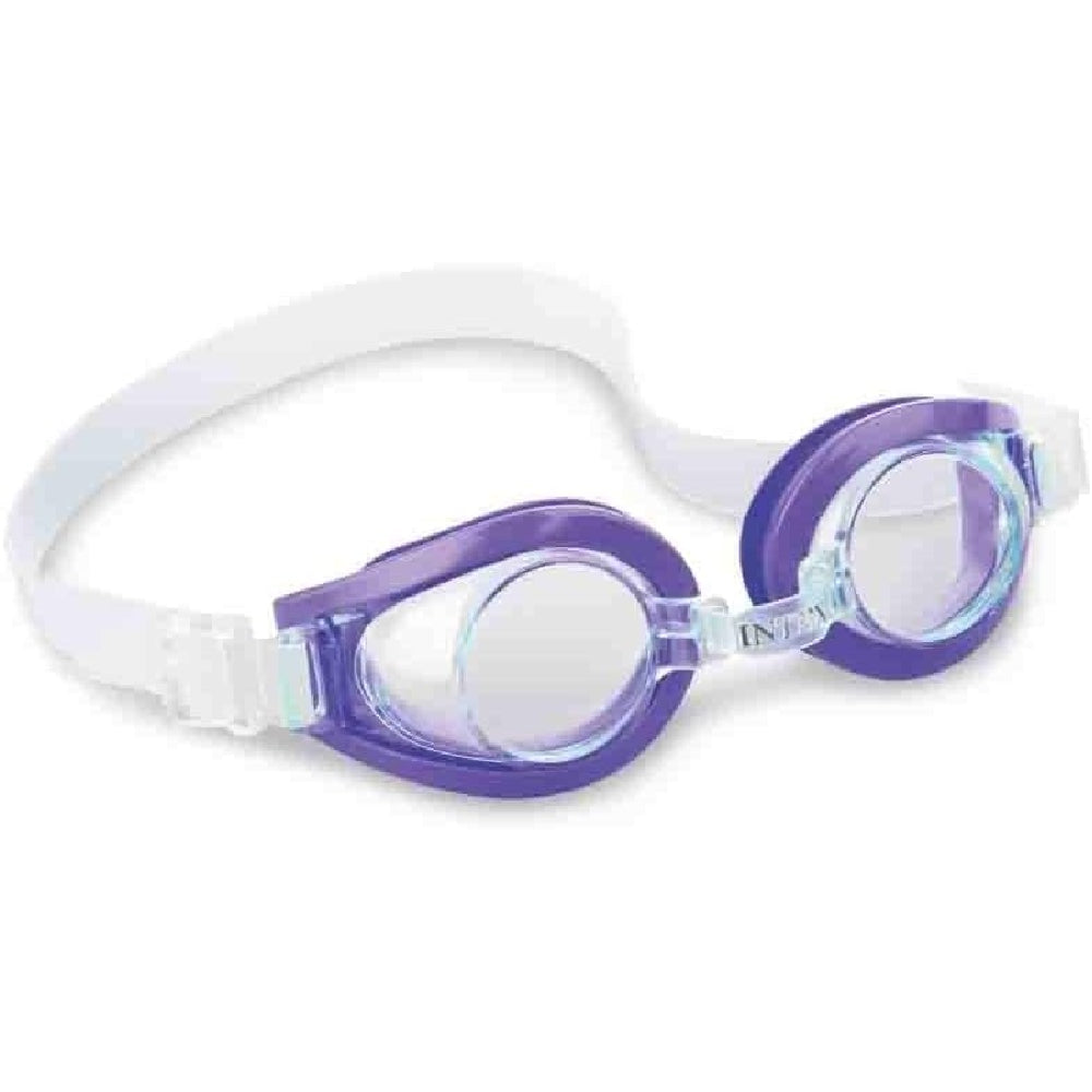 INTEX Play Series Assorted Goggles – Durable Entry-Level Swim Goggles with Adjustable Straps