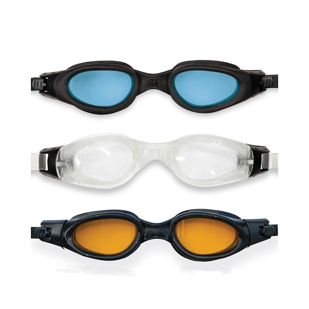 INTEX Comfort-Fit Professional Swim Goggles – Anti-Fog Lenses with Hypoallergenic Gaskets (13+ Years) - Image 2