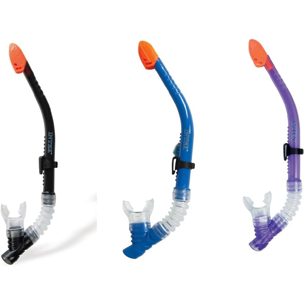 INTEX Easy-Flow Junior Snorkel – Contoured Breathing Tube with Comfortable Silicone Mouthpiece