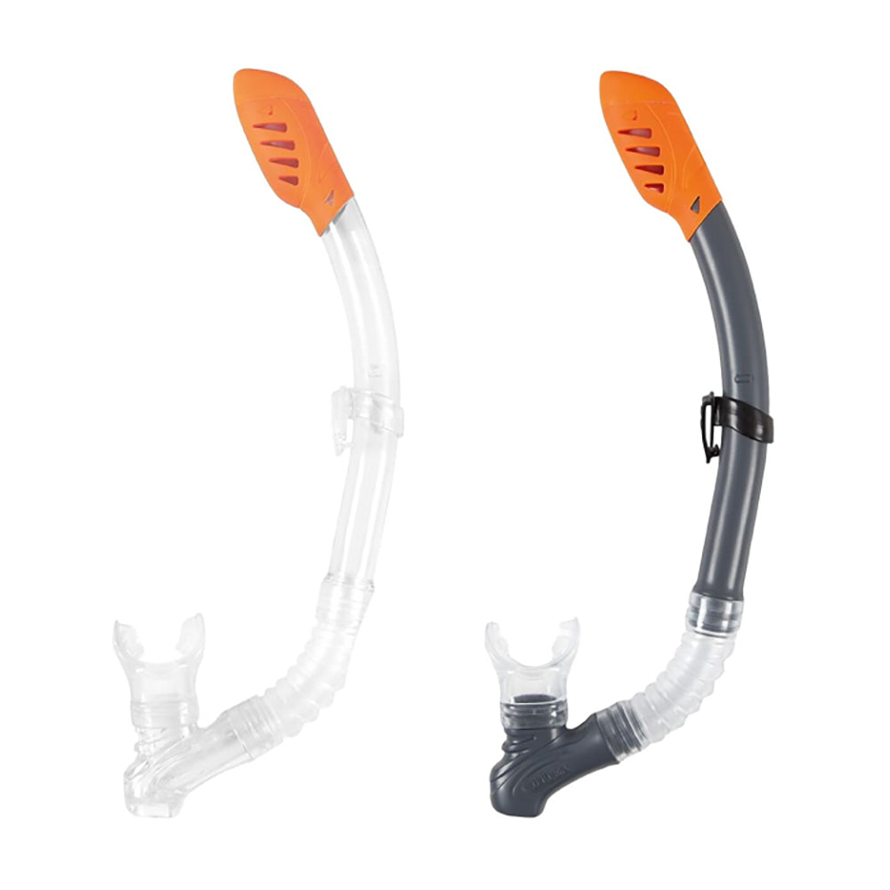 INTEX Easy-Flow Junior Snorkel – Contoured Breathing Tube with Mask Clip for Surface Snorkeling