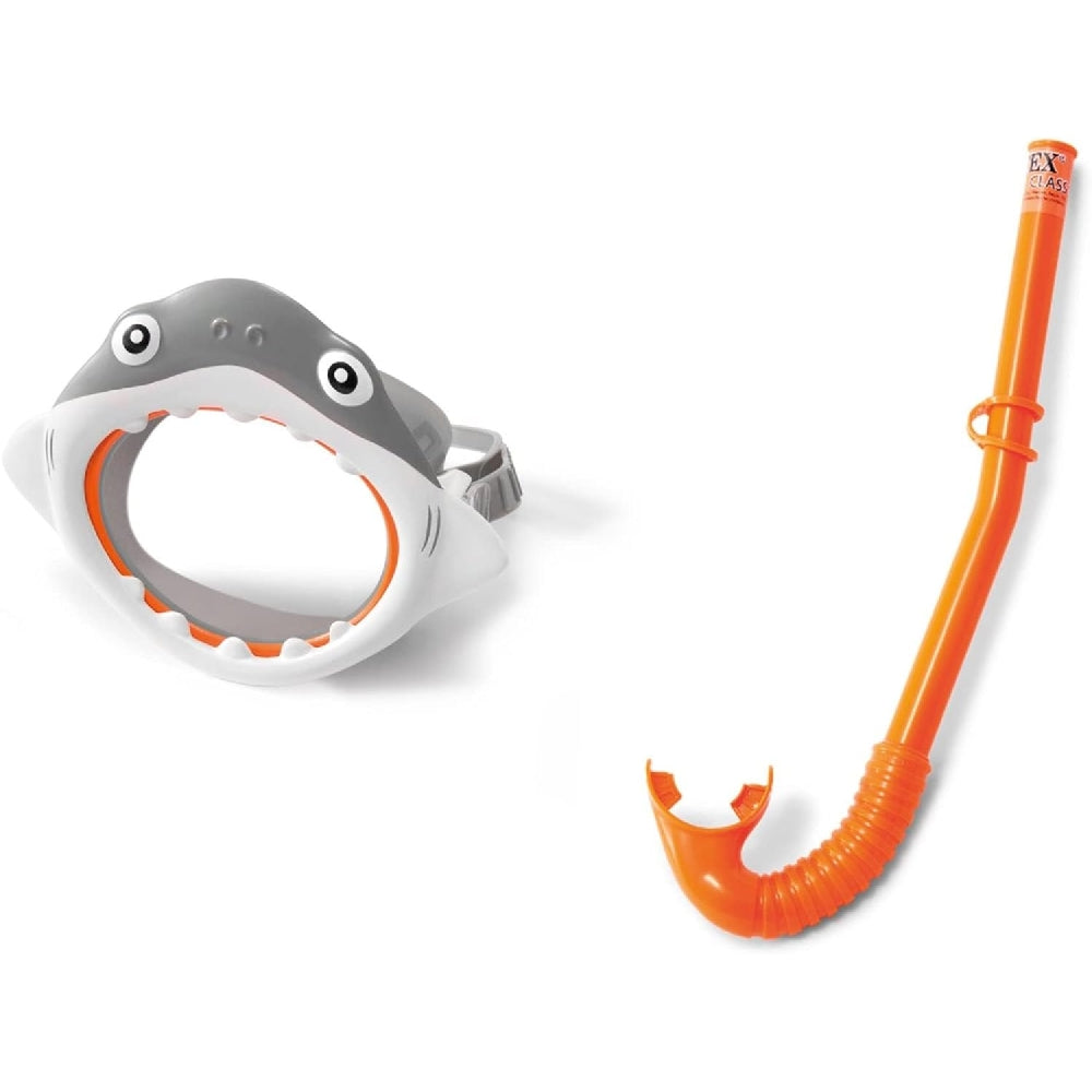 INTEX Shark Fun Junior Swim Set – Whimsical Shark-Themed Mask and Snorkel for Toddlers