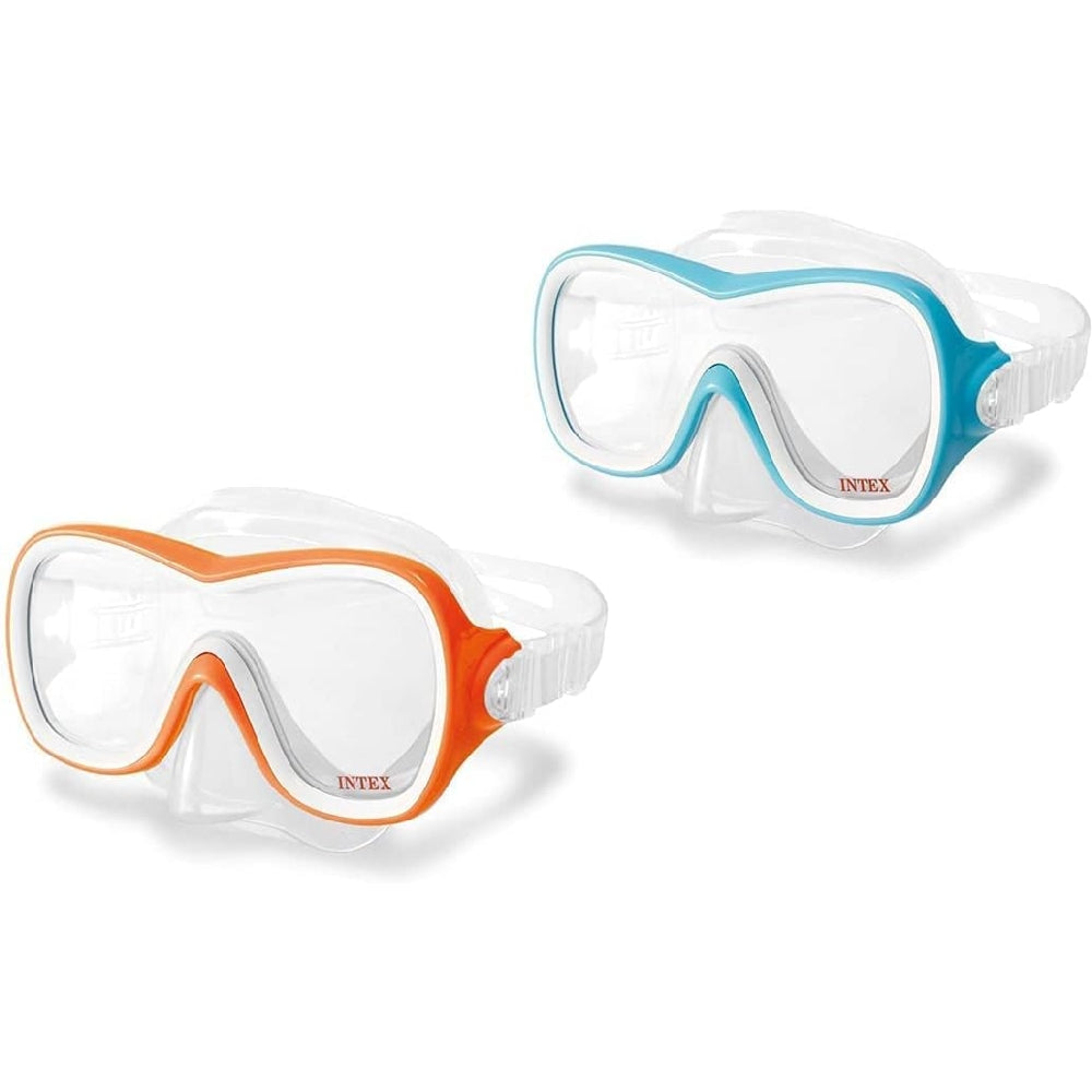 INTEX Wave Rider Swim Masks (4-Pack) – Family Value Set of Wide-Vision Goggles for Pools and Oceans - Image 3