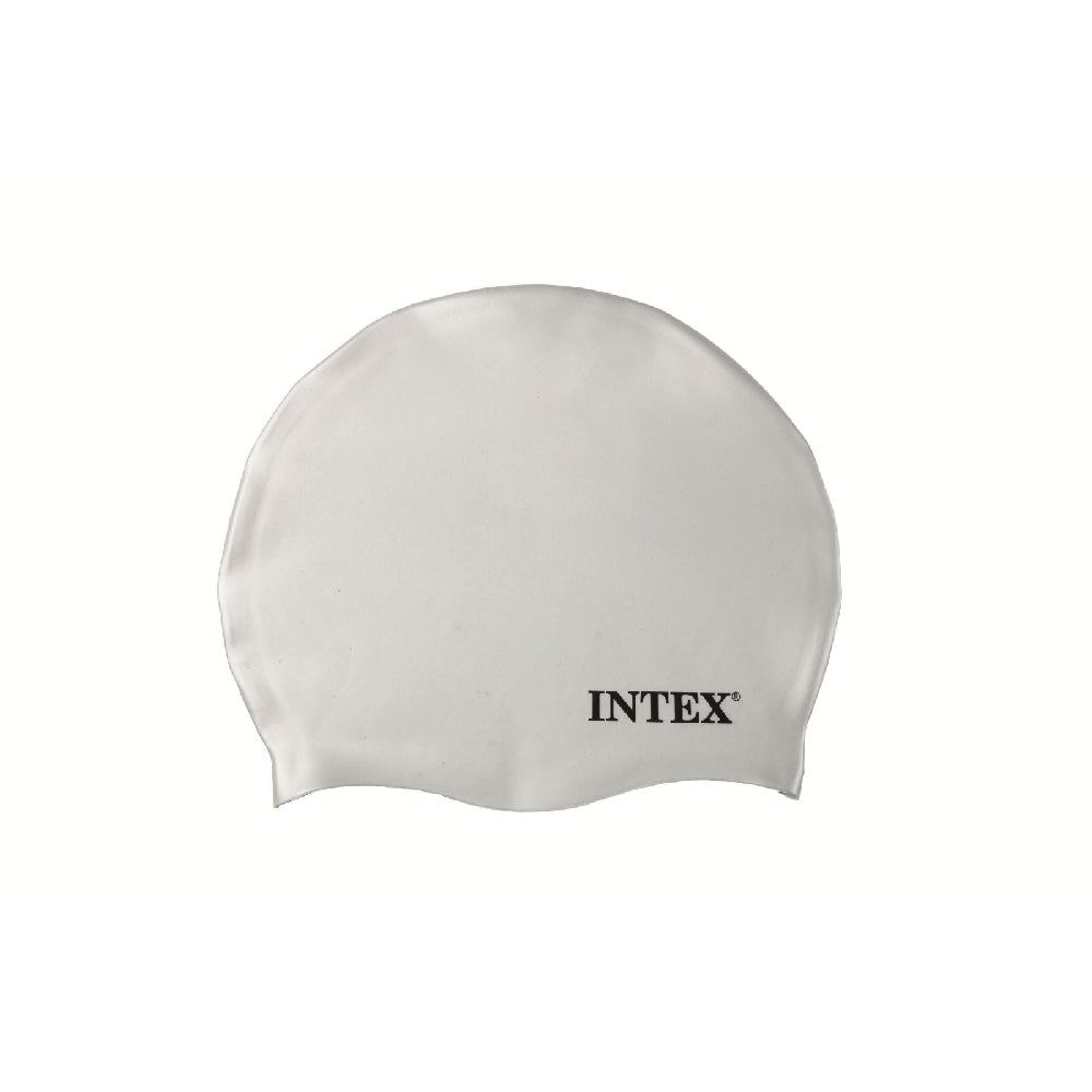 INTEX Silicone Swim Cap – Single High-Stretch Tear-Resistant Cap to Protect Hair from Chlorine - Image 2