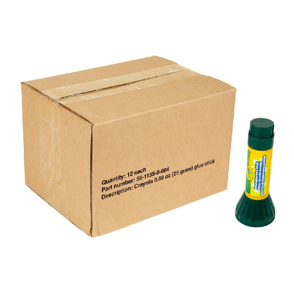 CRAYOLA LLC Crayola 0.88 oz. Washable Glue Sticks Unisex, 3+ Years, Pack of 12 - Image 3