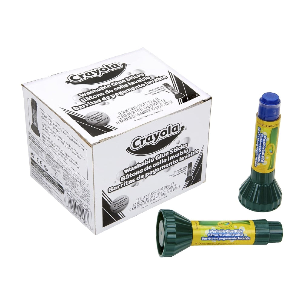 CRAYOLA LLC Crayola 0.35 oz. Washable Glue Sticks Unisex, 3+ Years, Pack of 12