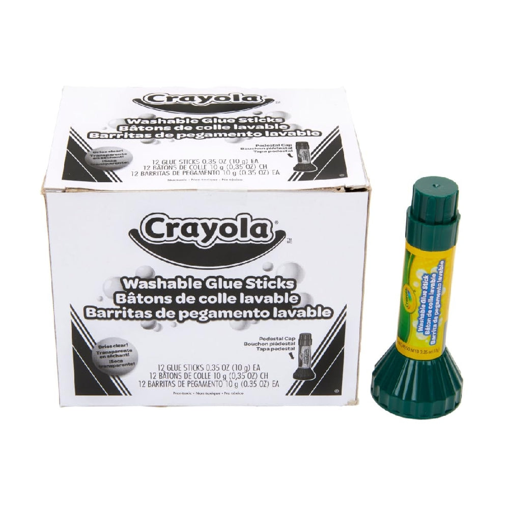 CRAYOLA LLC Crayola 0.35 oz. Washable Glue Sticks Unisex, 3+ Years, Pack of 12 - Image 2