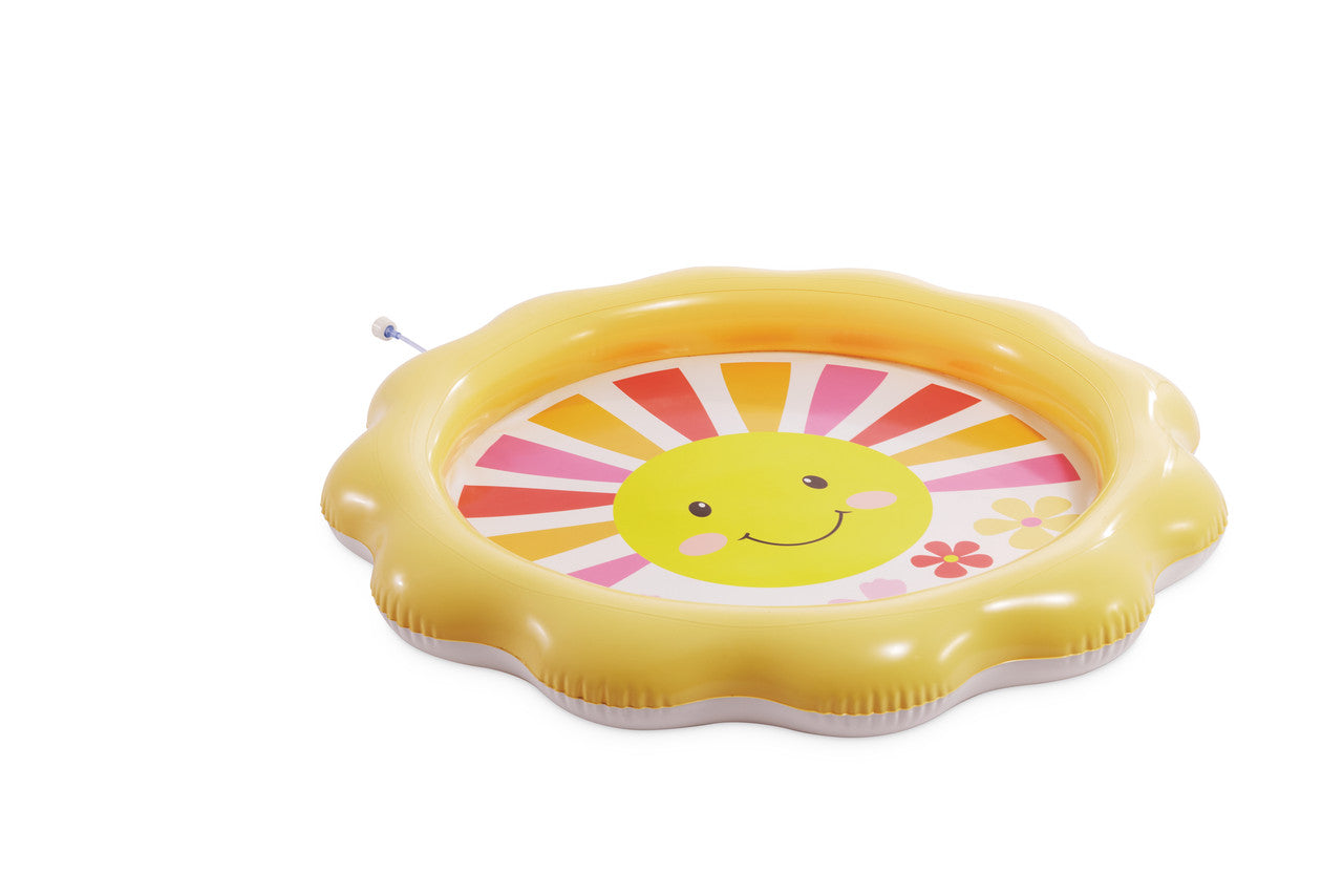 INTEX Sunny Rays Spray Inflatable Pool – Backyard Splash Pad with Built-in Sunshade & Water Sprinkler - Image 2
