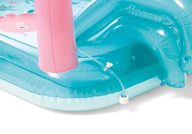 INTEX Friendly Octopus Inflatable Play Center – Splash Pool with Built-in Sprayer & Ring Toss Game - Image 4
