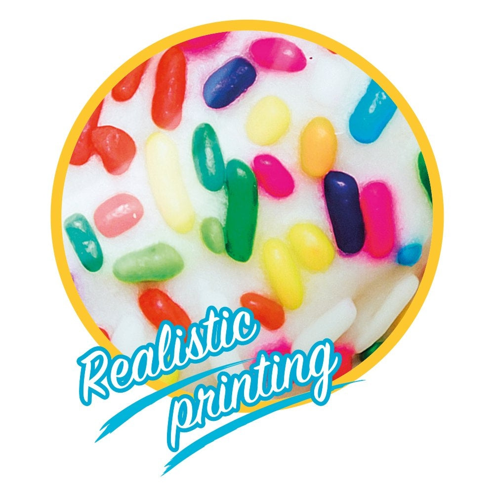 INTEX Sprinkle Donut Inflatable Tube – Realistic Strawberry Frosting Small Swim Ring for Toddlers - Image 3