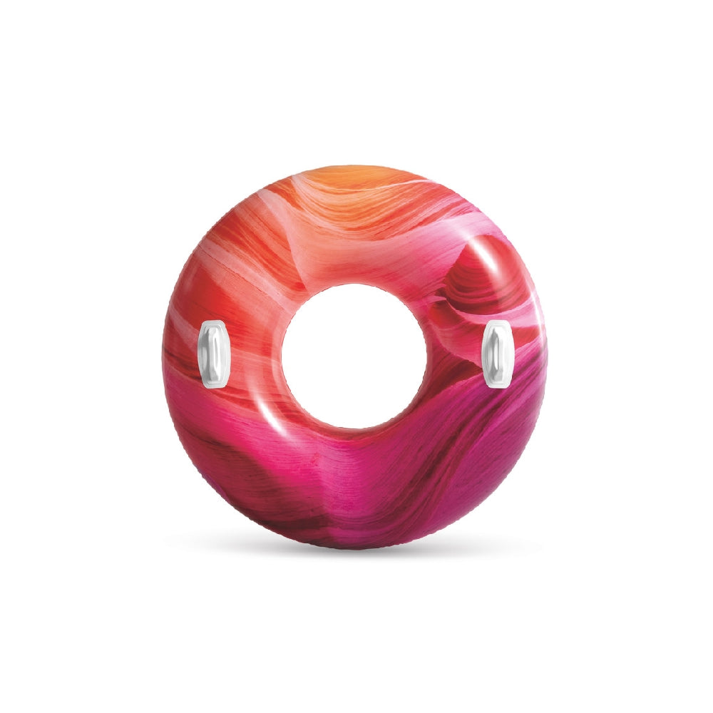 INTEX Waves of Nature Inflatable Tubes – High-Detail Printed Swim Rings with Heavy-Duty Stability Handles - Image 2