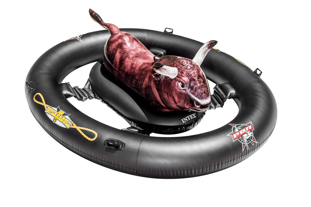 INTEX InflataBull Rodeo Bull Ride-On – Competitive Inflatable Mechanical Bull Pool Game for Teens & Adults - Image 2