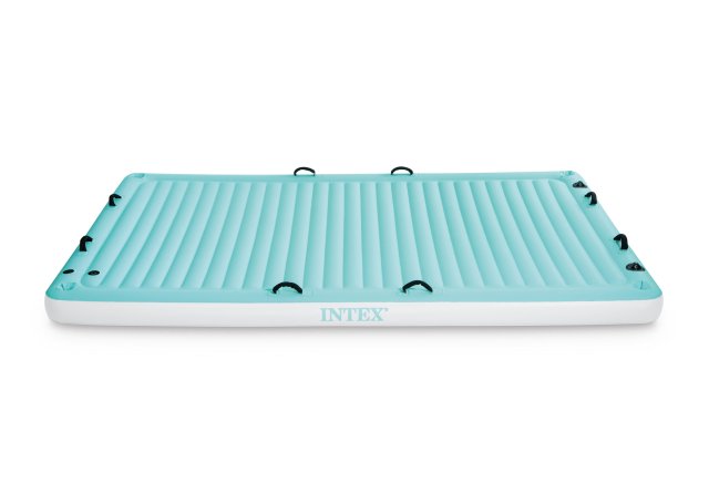 INTEX Premium Inflatable Floating Water Lounge – Lake & Pool Recliner with Backrest & Cup Holders (Unisex) - Image 2