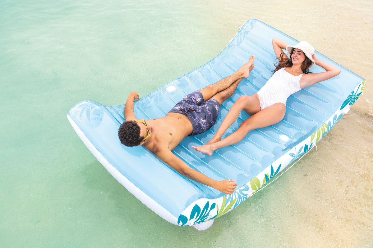 INTEX Tropical Canopy Inflatable Water Lounge – Luxury Pool Recliner with Removable UPF 50+ Sun Shade - Image 5