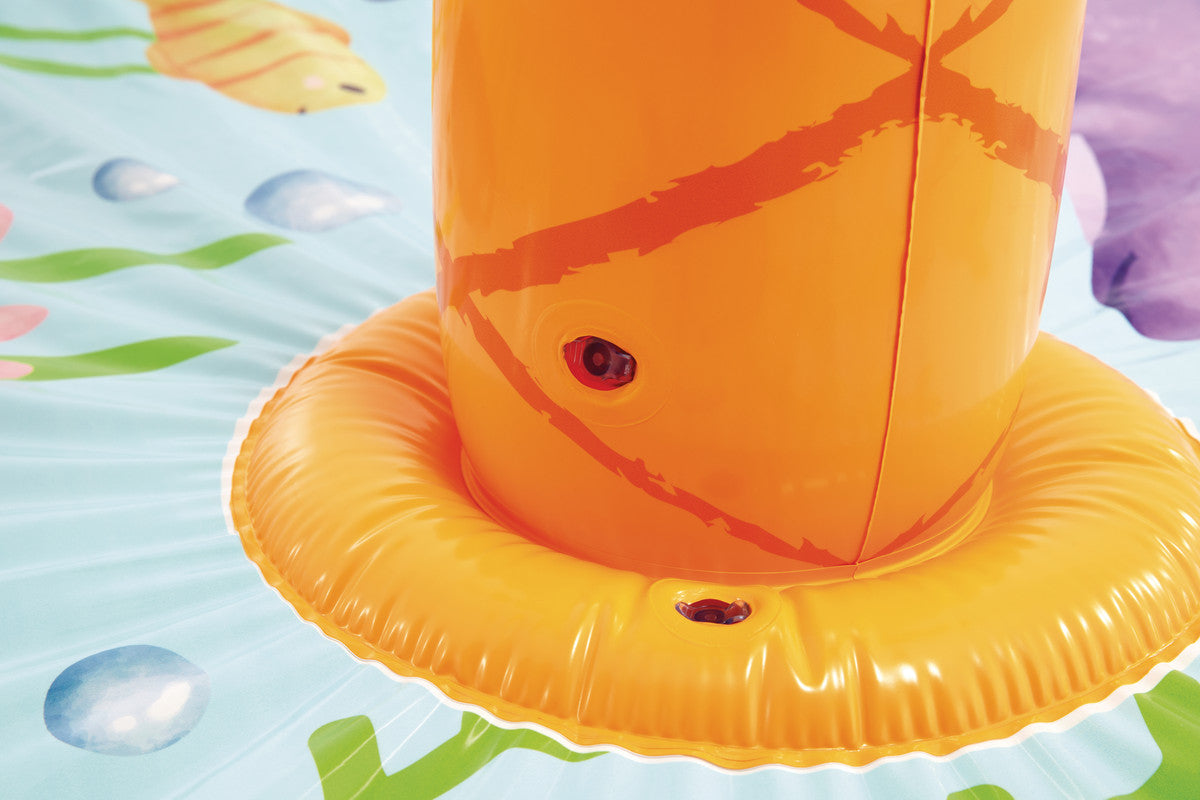 INTEX Palm Tree Spray Kiddie Pool – Tropical Theme Inflatable Splash Pad with Integrated Water Sprinkler - Image 6