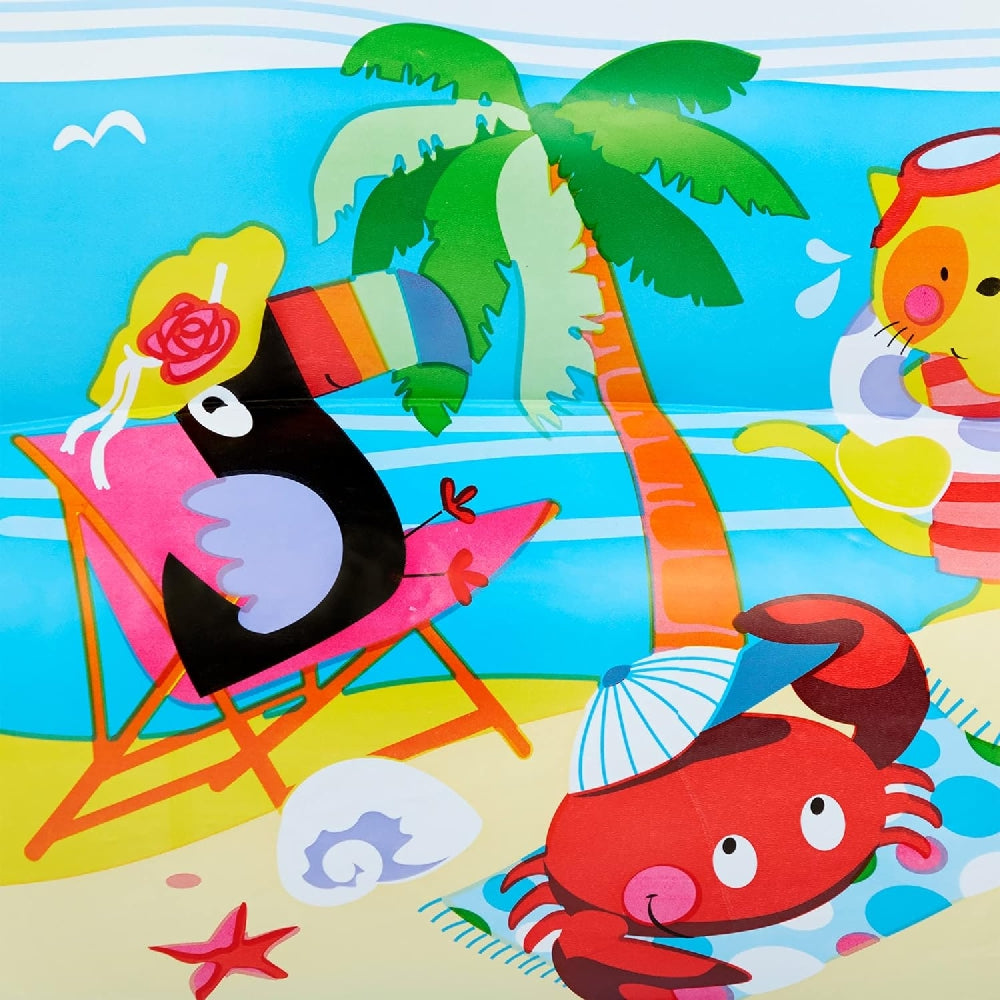 INTEX Seaside Paradise Lagoon Pool – Colorful Two-Chamber Inflatable Splash Pool for Supervised Child Fun - Image 5