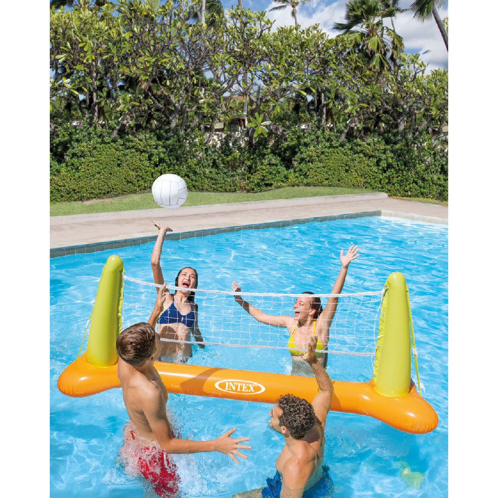 INTEX Inflatable Swimming Pool Volleyball Game – Includes Floating Net, Weighted Bases, and Inflatable Ball - Image 3