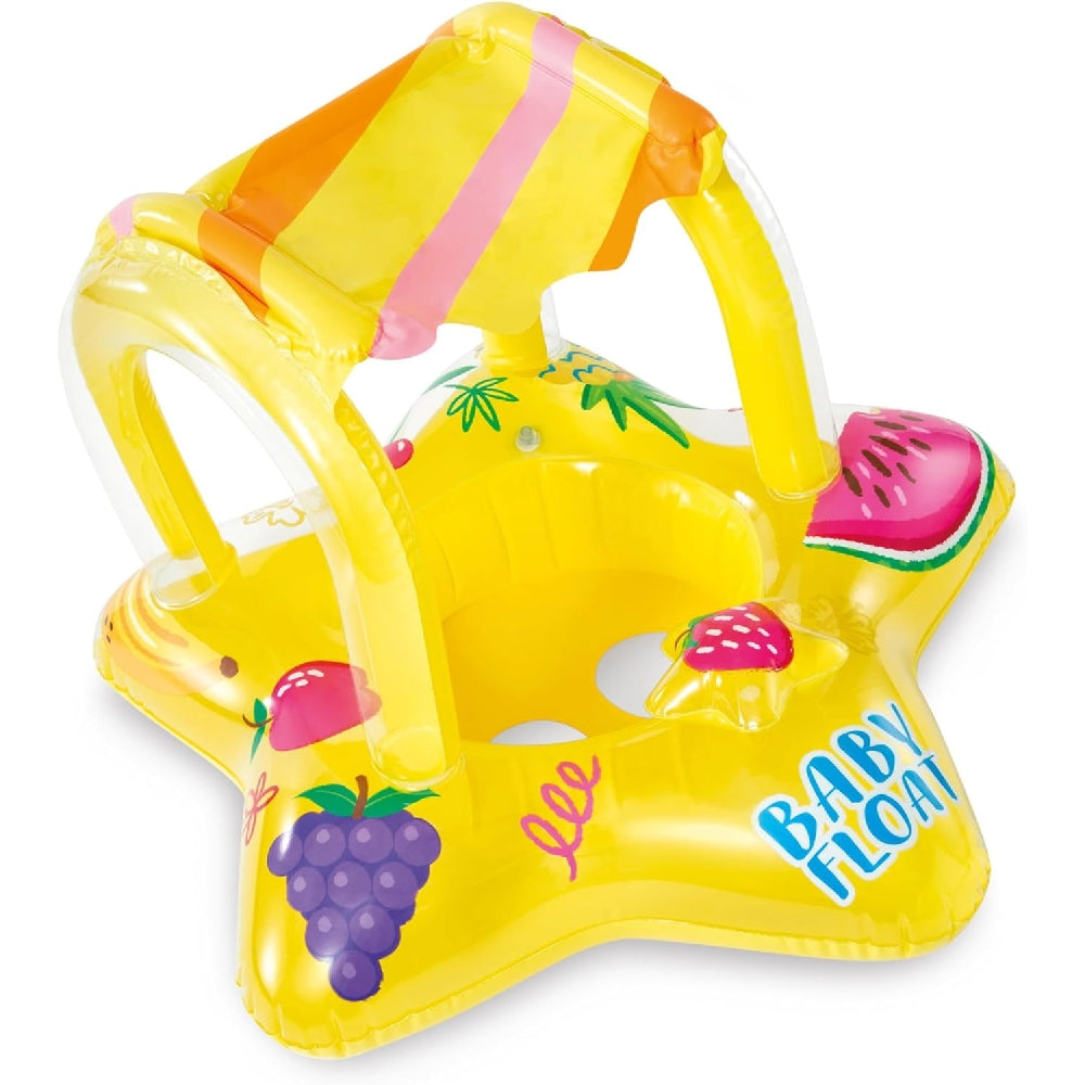 INTEX Kiddie Float Inflatable Baby Seat – Secure Diaper-Style Leg Holes and Large Stability Ring - Image 2