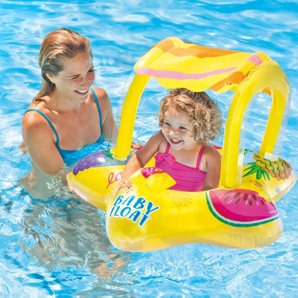 INTEX Kiddie Float Inflatable Baby Seat – Secure Diaper-Style Leg Holes and Large Stability Ring - Image 3