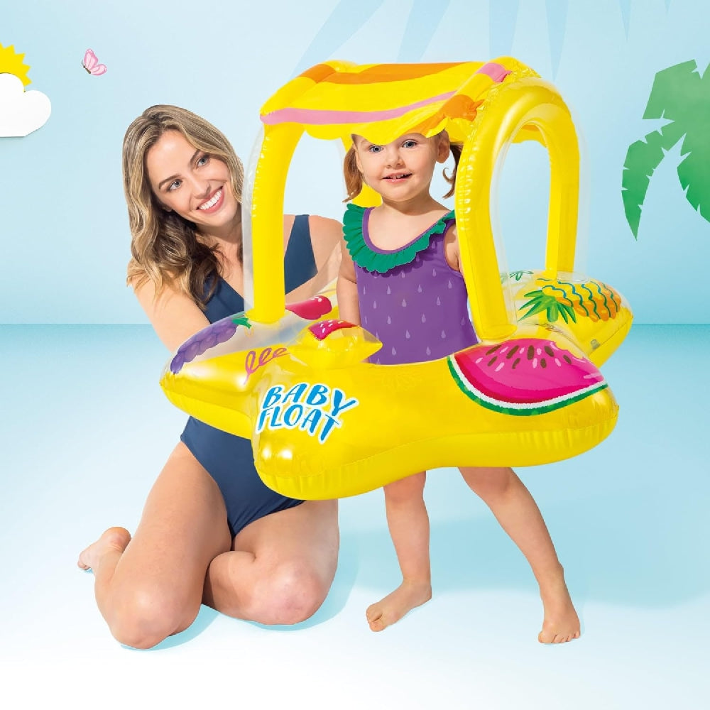 INTEX Kiddie Float Inflatable Baby Seat – Secure Diaper-Style Leg Holes and Large Stability Ring - Image 4