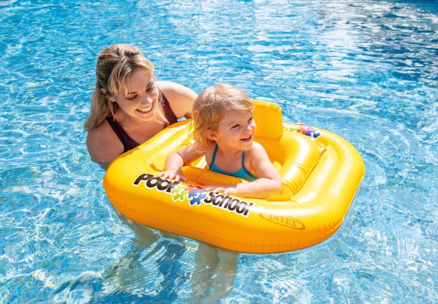 INTEX Deluxe Baby Pool Float – Secure Diaper-Style Seat with Large Outer Stability Ring for Infants - Image 3