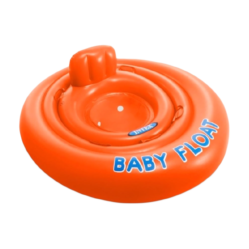 INTEX Step 1 Baby Float – Inflatable In-Water Training Seat with Smooth Leg Holes and Dual Chambers