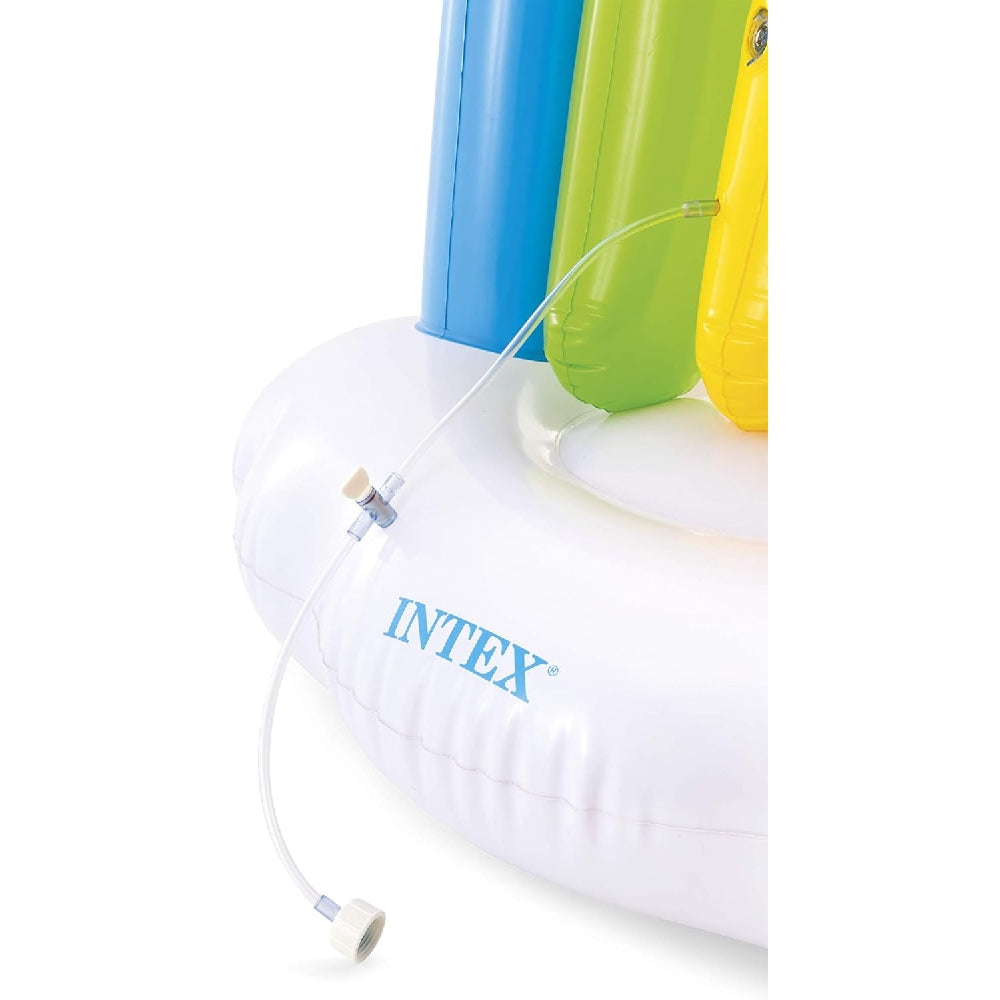 INTEX Giant Inflatable Rainbow Cloud Water Sprinkler – Outdoor Summer Backyard Cooling Toy for Kids - Image 5