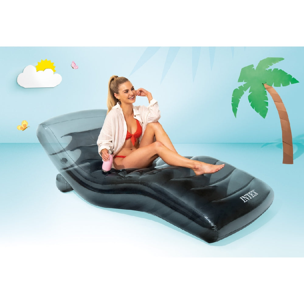 INTEX Cool Inflatable Lounge Float – Ergonomic Hydrodynamic Design for Ultimate Lake & Pool Relaxation - Image 3