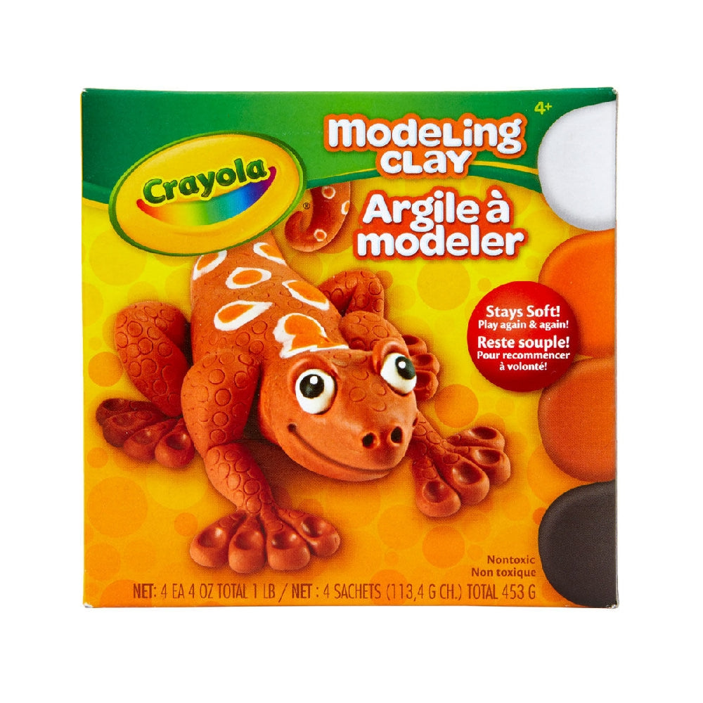 CRAYOLA LLC Crayola 4 oz. Stays Soft Natural Colours Modeling Clay Unisex, 4+ Years, Pack of 4 - Image 3