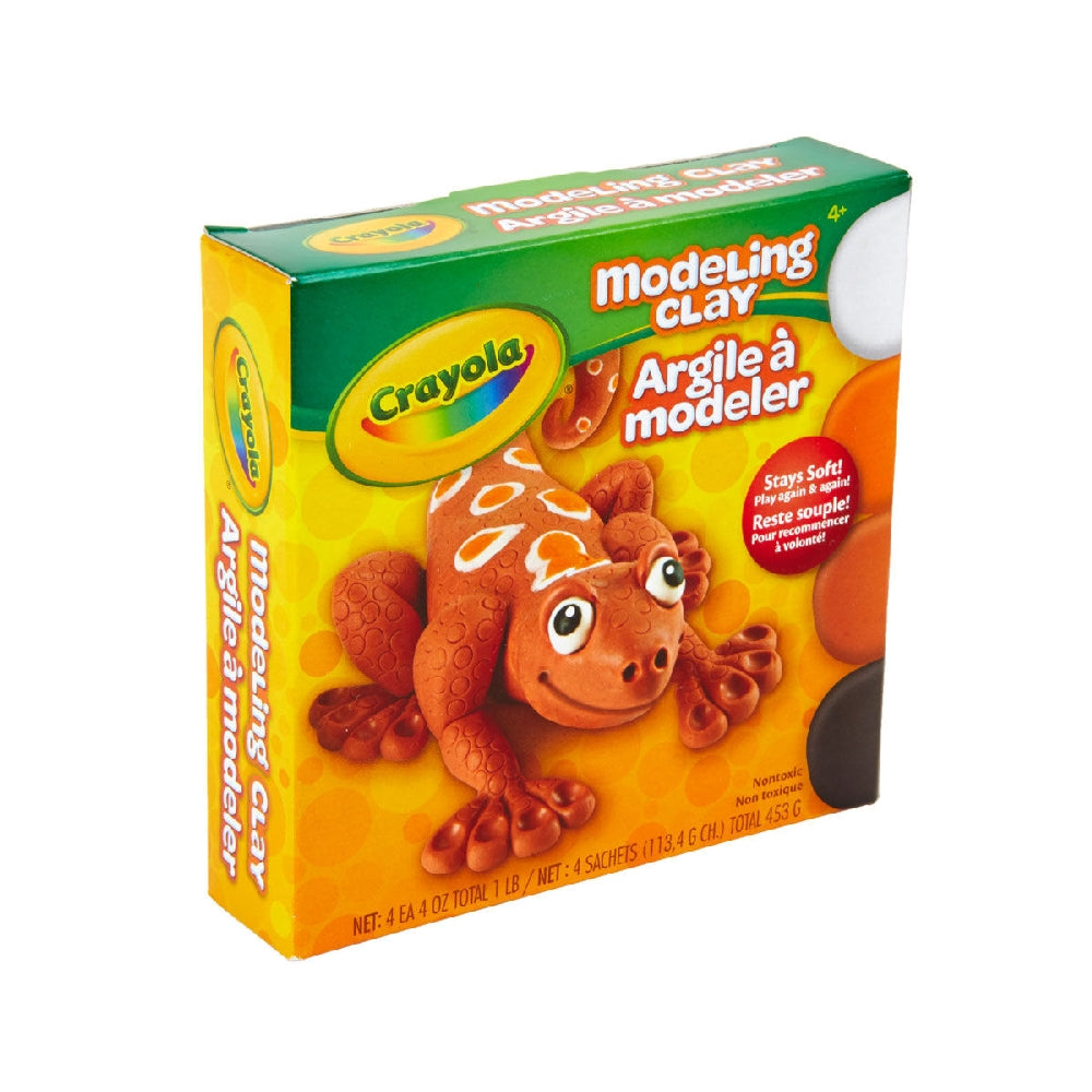 CRAYOLA LLC Crayola 4 oz. Stays Soft Natural Colours Modeling Clay Unisex, 4+ Years, Pack of 4 - Image 4