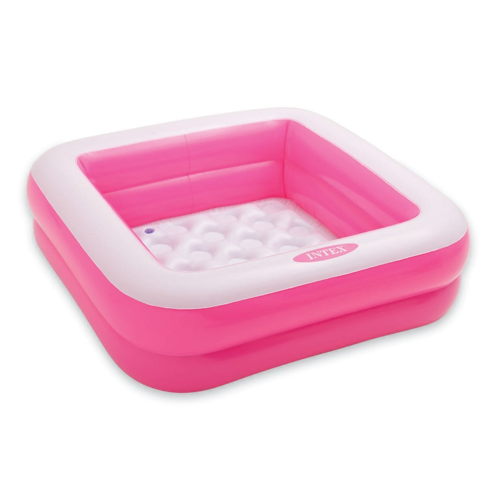 INTEX Play Box Inflatable Kids Pool – Soft Inflatable Floor Square Wading Pool in Assorted Colors - Image 2