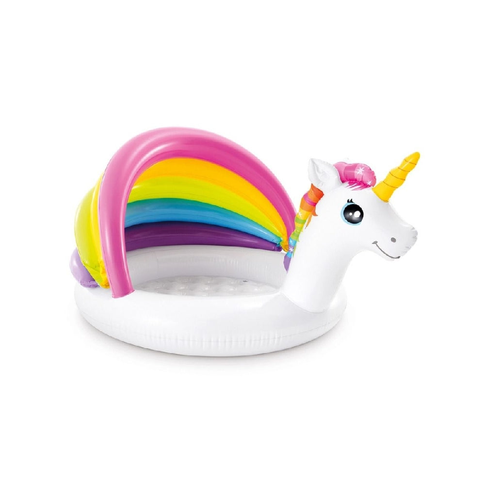 INTEX Unicorn Inflatable Baby Pool – Colorful Toddler Splash Pool with Padded Floor and Soft Unicorn Head - Image 2