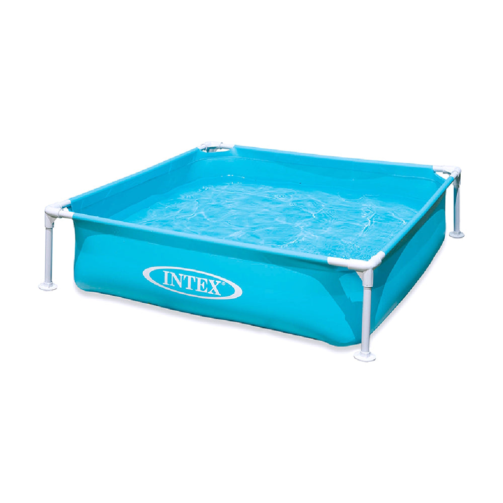 INTEX 4ft Mini Frame Above Ground Pool – Strong Metal Frame Construction for Toddler Safety & First Splashes