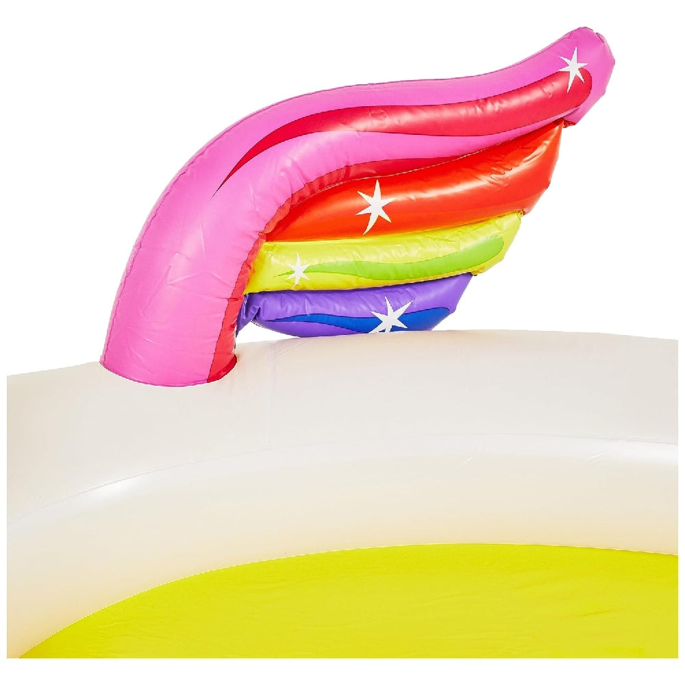 INTEX Mystic Unicorn Spray Pool – Magical Toddler Splash Pad with Built-in Water Sprinkler Canopy - Image 5