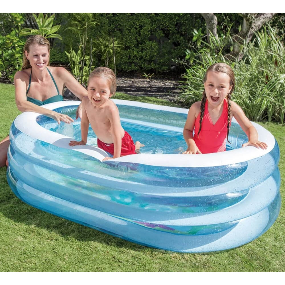 INTEX Whale Fun Inflatable Spray Pool – Whimsical Whale Shape with Built-in Water Sprayer for Toddlers - Image 2