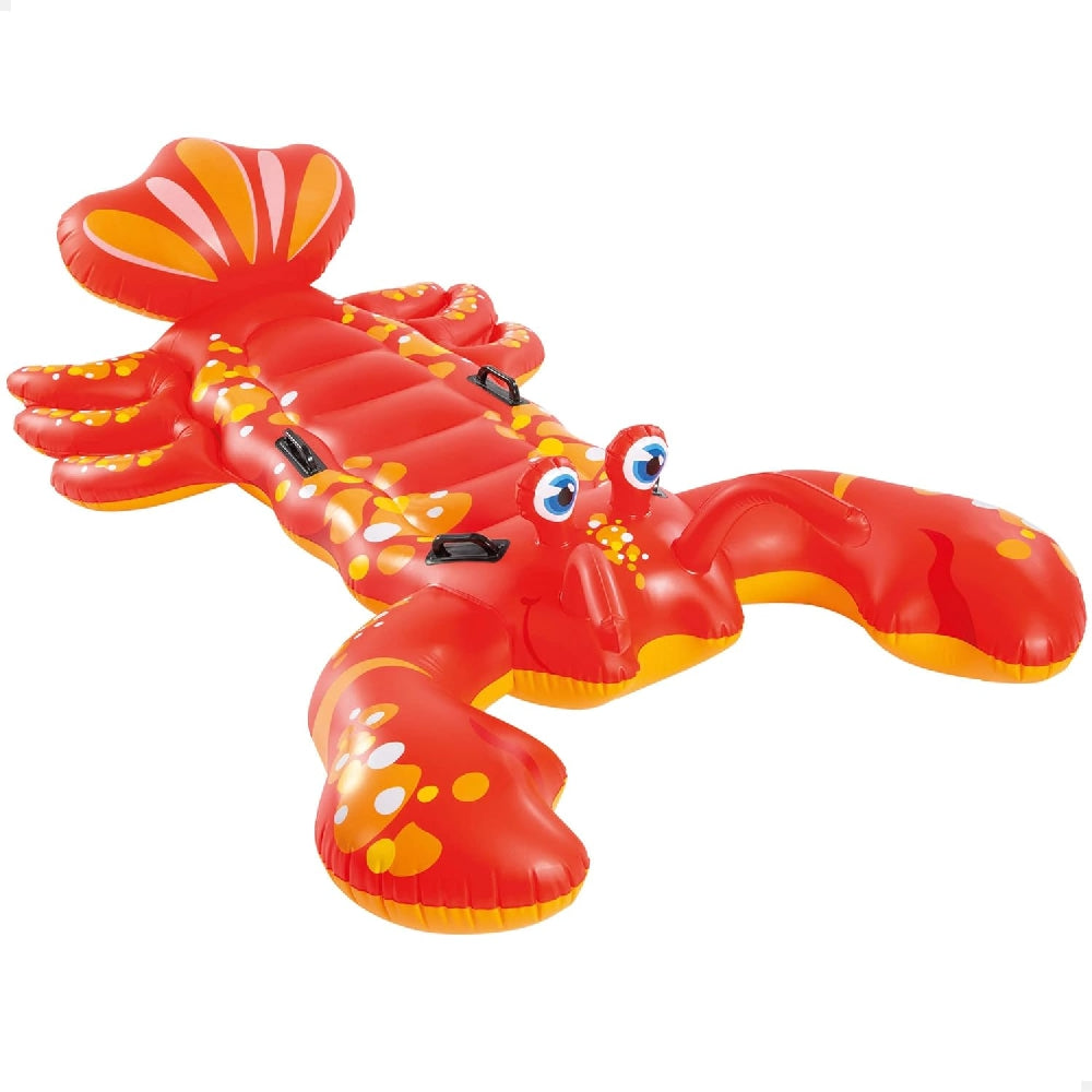 INTEX Lobster Ride-On Pool Float – Realistic 3D Lobster Design with Heavy-Duty Stability Handles