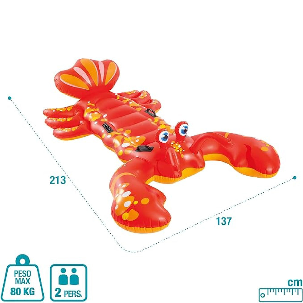 INTEX Lobster Ride-On Pool Float – Realistic 3D Lobster Design with Heavy-Duty Stability Handles - Image 3