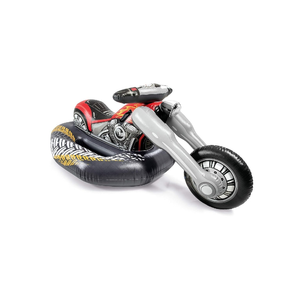 INTEX Cruiser Motorbike Ride-On – Large Inflatable Motorcycle Water Float with Heavy-Duty Stability Handles