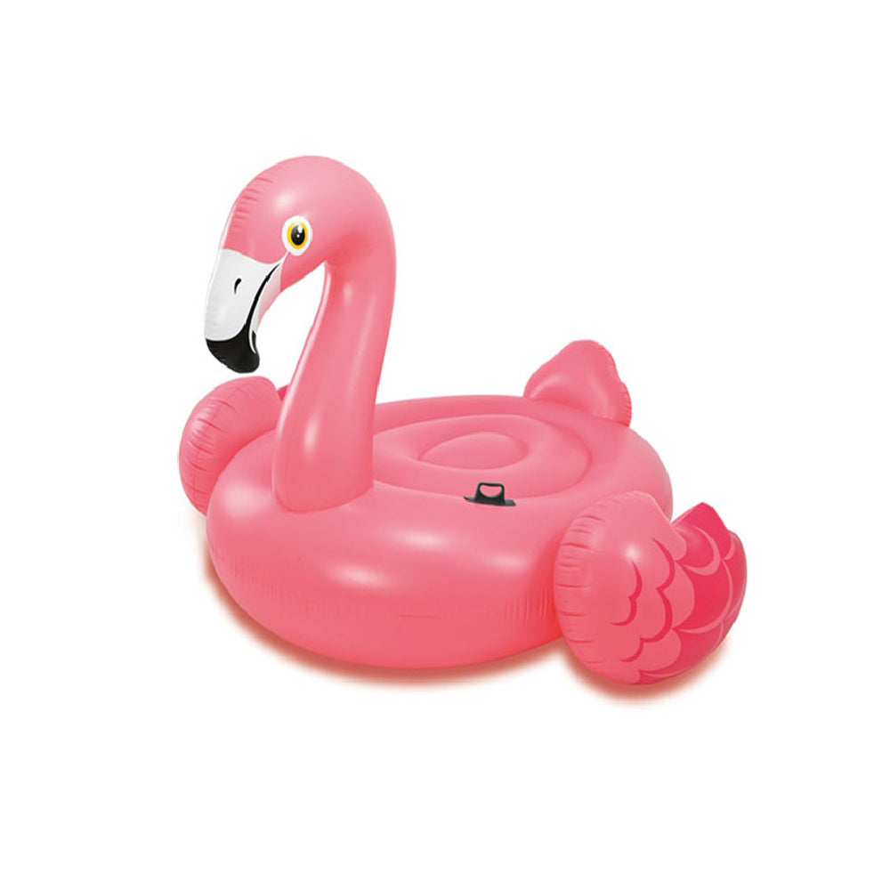 INTEX Pink Flamingo Ride-On Float – Iconic Large Inflatable Pool Float for Summer Parties and Photos - Image 2