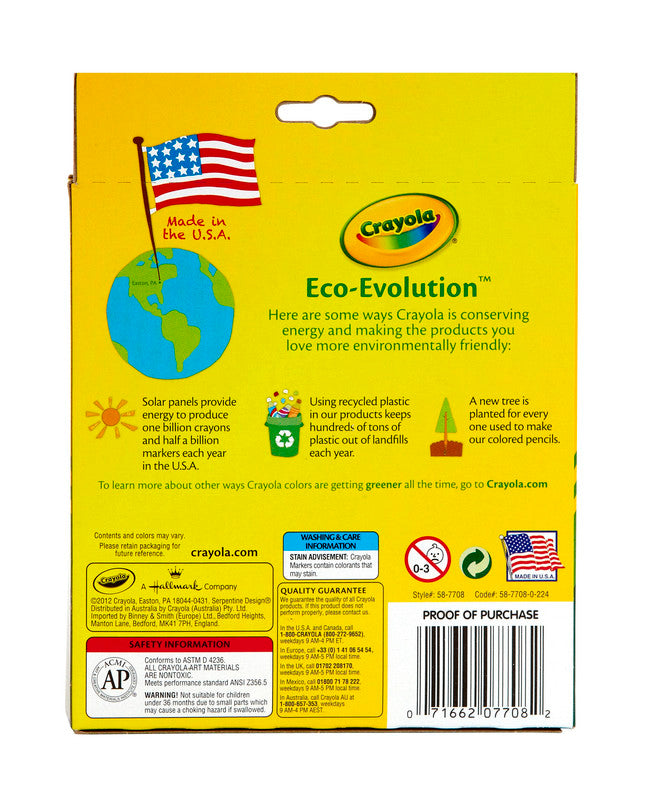 CRAYOLA LLC Crayola MARKER, 8COUNT CLASSIC, BLUE, REGULAR, 24PK (TL) - Image 4