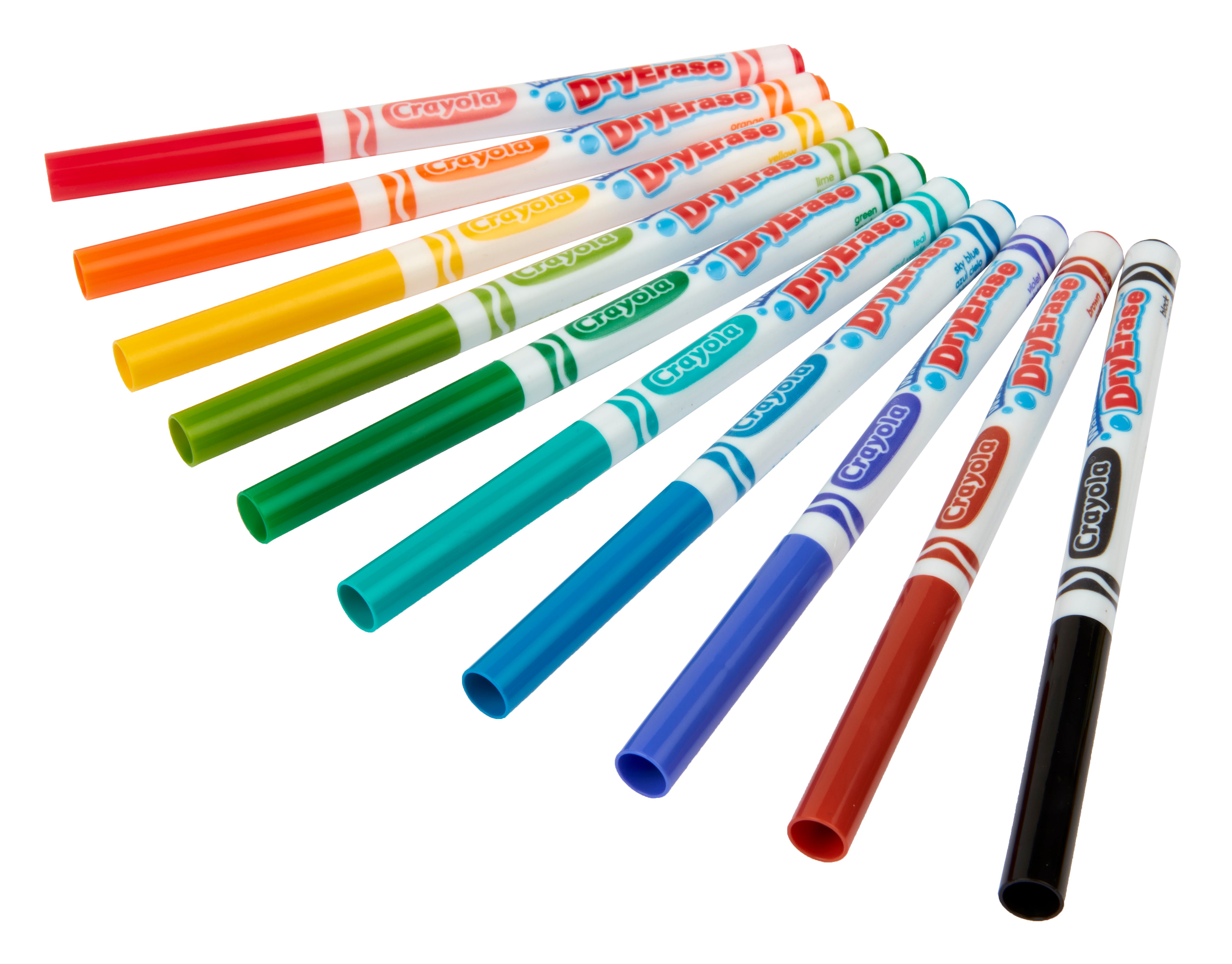 CRAYOLA Washable Fine Line Slim Dray Erase Marker -10 COUNT