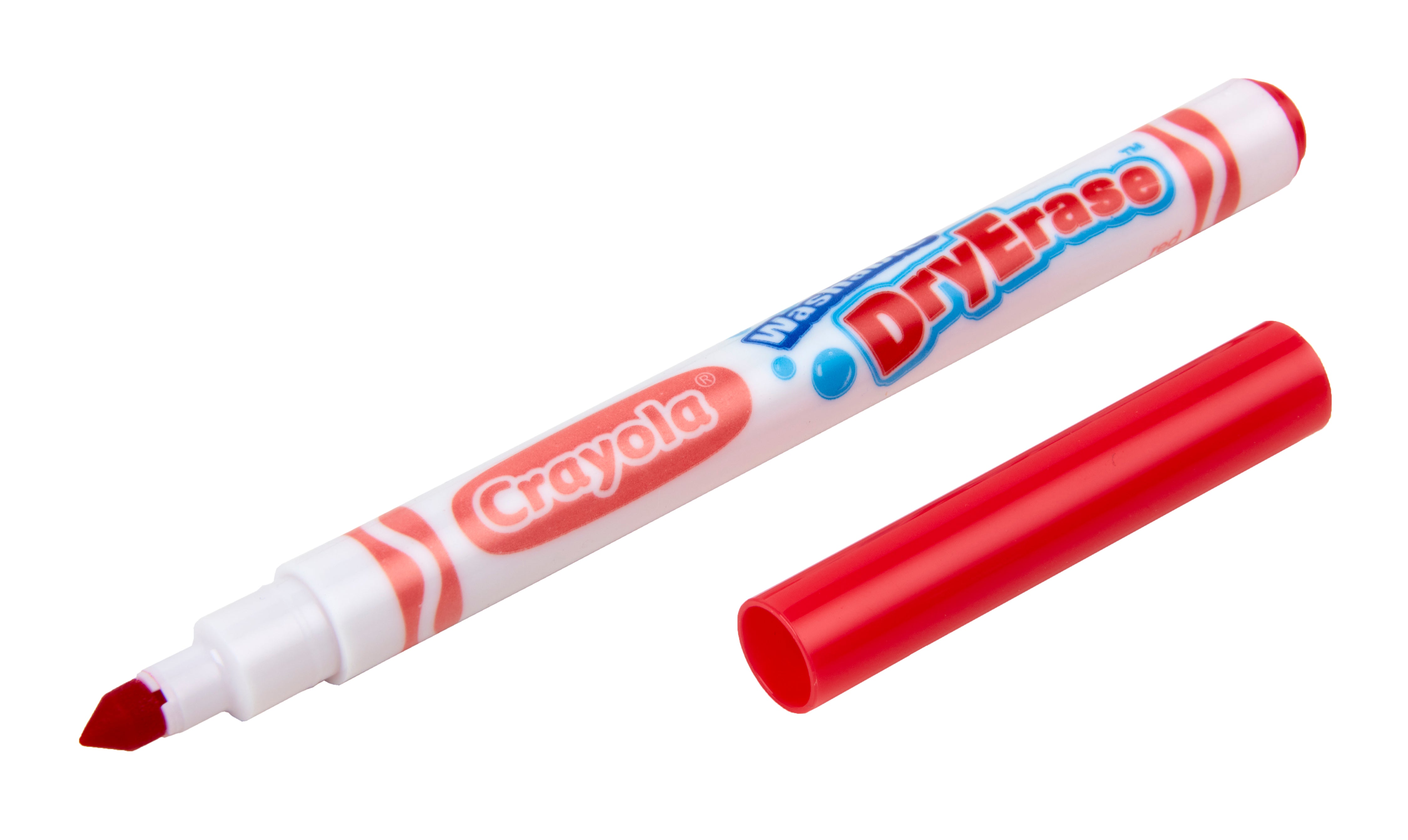 CRAYOLA Washable Fine Line Slim Dray Erase Marker -10 COUNT