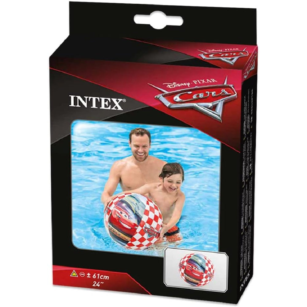 INTEX Disney Pixar Cars Beach Ball – Licensed Character Inflatable Play Ball for Racing Fans - Image 3