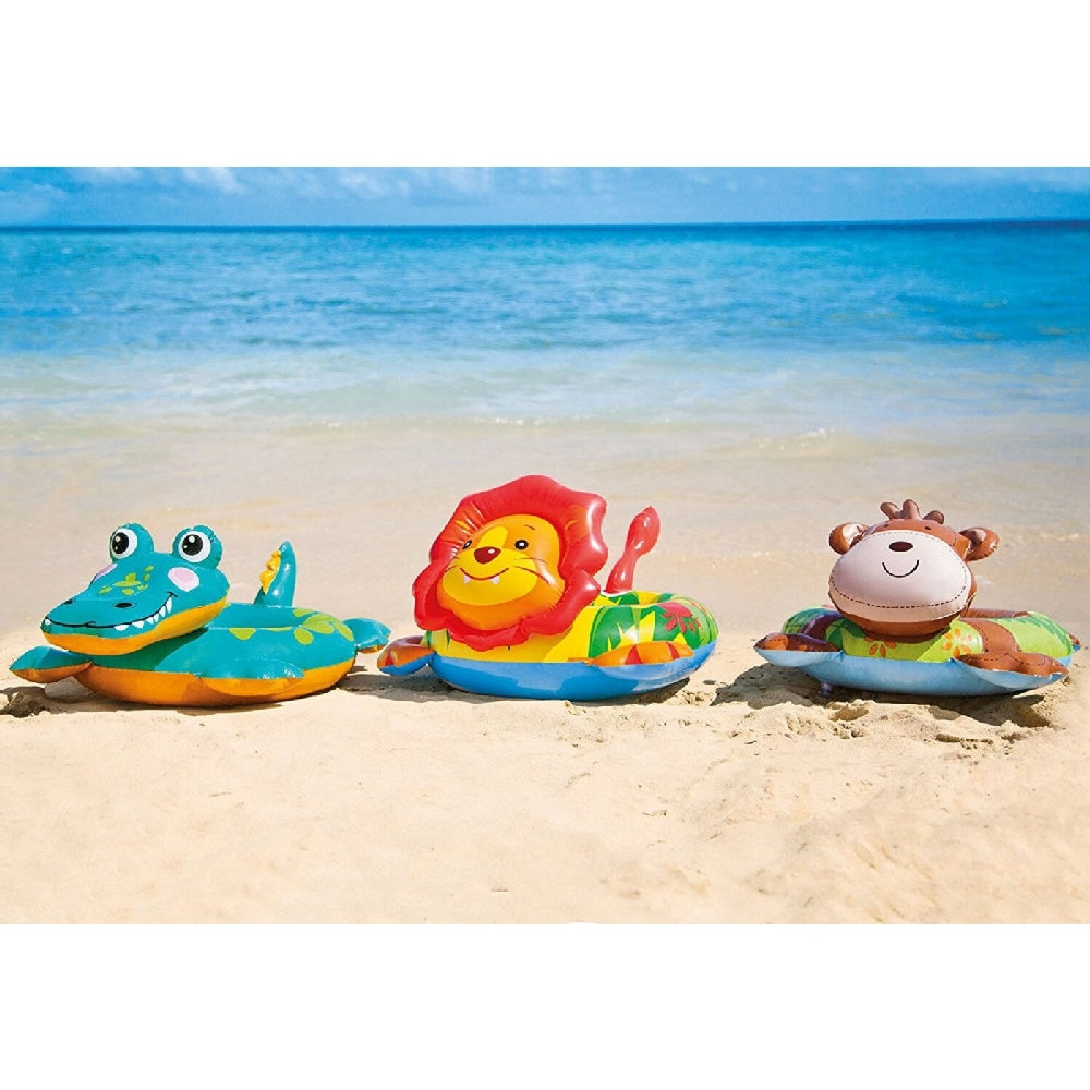 INTEX Big Animal Ring Floats – Whimsical Llama & Unicorn Inflatable Pool Rings with Sturdy Handles - Image 2