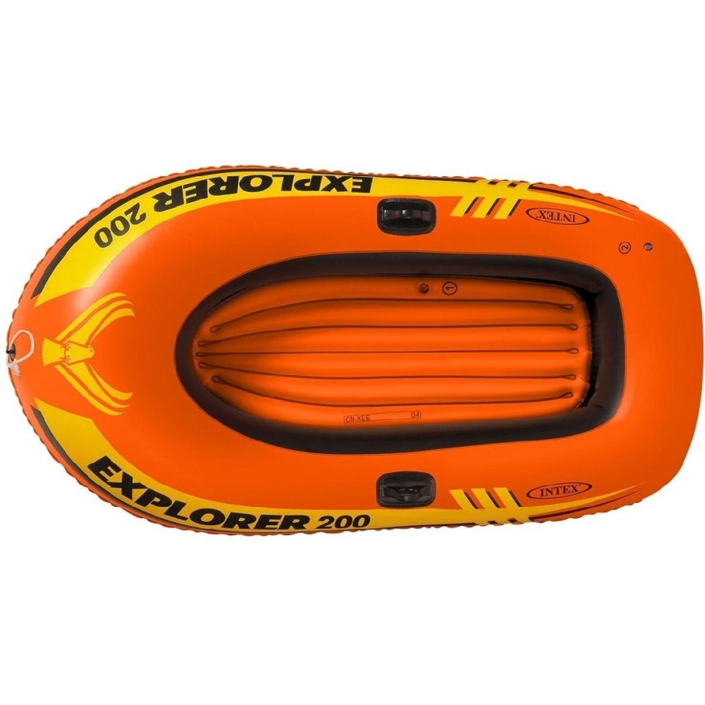 INTEX Explorer 200 Inflatable Boat – 2-Person Recreational Rowing Raft with 2 Air Chambers - Image 2