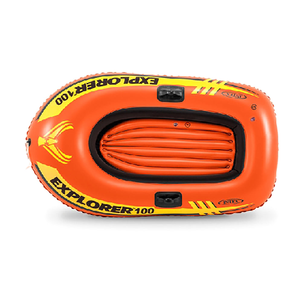 INTEX Explorer Pro 100 Inflatable Boat – Single Person Recreational Rowing Boat with 3 Air Chambers - Image 2