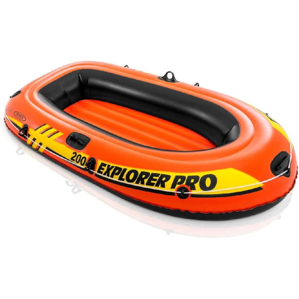 INTEX Explorer Pro 200 Inflatable Boat – 2-Person Durable Rowing Boat for Kids & Small Lakes