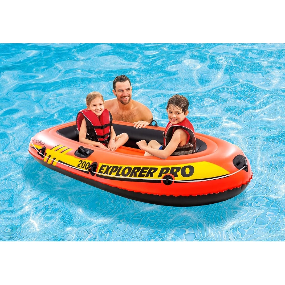 INTEX Explorer Pro 200 Inflatable Boat – 2-Person Durable Rowing Boat for Kids & Small Lakes - Image 5
